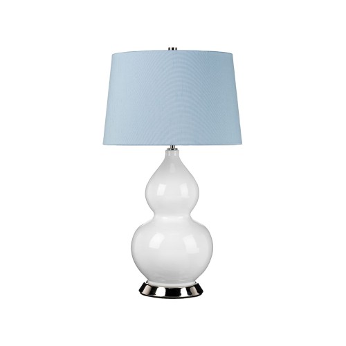 Lampa stołowa Isla ISLA-PN-TL-BLUE Elstead Lighting 1x60 W E27 Polerowany nikiel