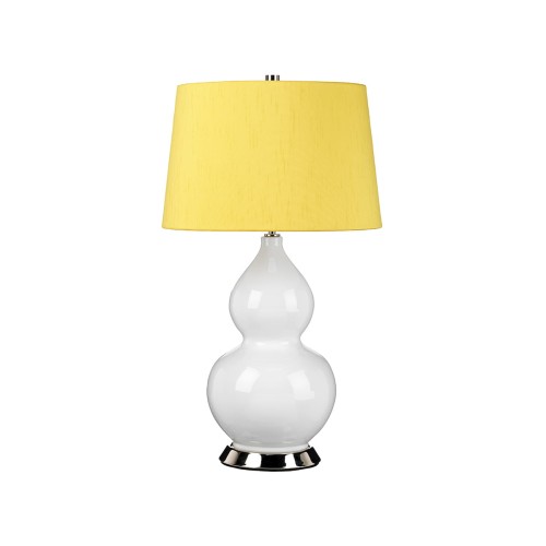 Lampa stołowa Isla ISLA-PN-TL-YELLOW Elstead Lighting 1x60 W E27 Polerowany nikiel