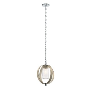 Latarnia wisząca Grand Bank KL-GRAND-BANK-P-DAG Elstead Lighting 1x60 W E27 Postarzana antyczna szarość/Szczotkowane aluminium