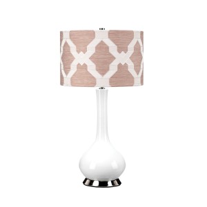 Lampa stołowa Milo MILO-PN-TL-OVTH Elstead Lighting 1x60 W E27 Polerowany nikiel