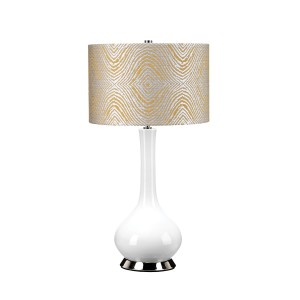 Lampa stołowa Milo MILO-PN-TL-PSM Elstead Lighting 1x60 W E27 Polerowany nikiel