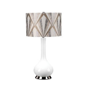 Lampa stołowa Milo MILO-PN-TL-VOGSC Elstead Lighting 1x60 W E27 Polerowany nikiel
