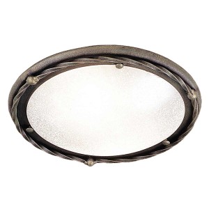 Plafon Pembroke Elstead Lighting 1x60 W E27 Czarny/Złoty.