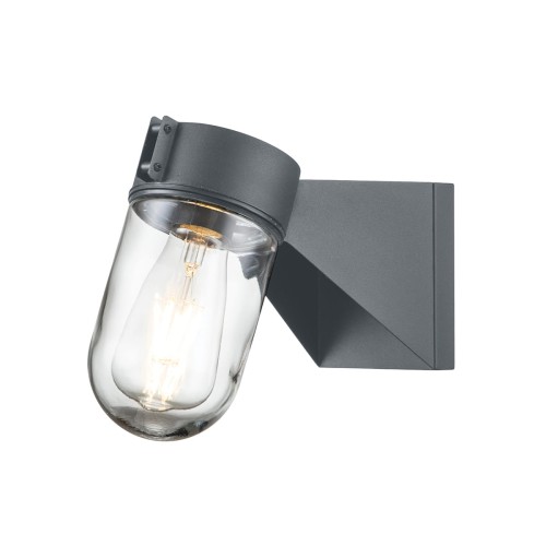 Latarnia naścienna Portofino Elstead Lighting 1x40 W E27 Szare