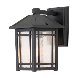 Mała latarnia naścienna Cedar Point QZ-CEDAR-POINT-S-BK Elstead Lighting 1x60 W E27 Czarny