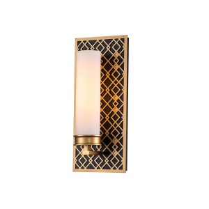 Lampa ścienna Kinkiet Ziggy ZIGGY1-LG Elstead Lighting 1x40 W E27 Lakierowane złoto