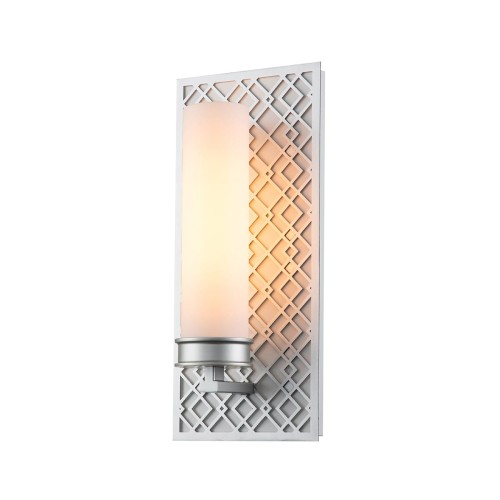 Lampa ścienna Kinkiet Ziggy ZIGGY1-LS Elstead Lighting 1x40 W E27 Lakierowane srebro