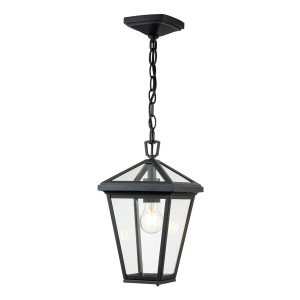 Mała latarnia wisząca Alford Place QN-ALFORD-PLACE8-S-MB Quintiesse 1x60 W E27 Czarny