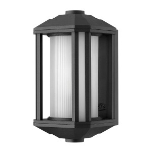 Mała latarnia naścienna Castelle QN-CASTELLE-S-BLK Quintiesse 1x60 W E27 Czarny