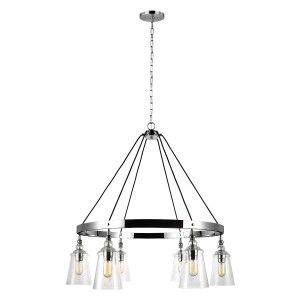 Lampa wisząca Żyrandol Loras QN-LORAS6 Quintiesse 6x60 W E27 Chrom