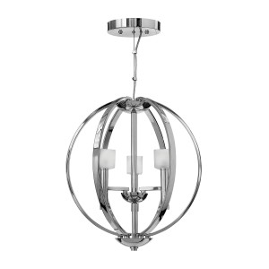 Lampa wisząca Żyrandol Mondo QN-MONDO3 Quintiesse 3x3 W LED G9 Polerowany chrom