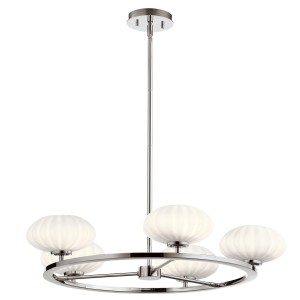 Lampa wisząca Żyrandol Pim QN-PIM5-PC Quintiesse 5x3 W LED G9 Polerowany chrom