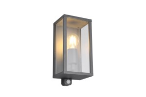 Lampa zewnętrzna Garonne Trio 1xE27 60W Antracyt Aluminium / Szkło