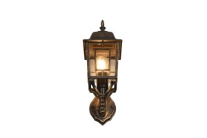 Lampa zewnętrzna Volturno Trio 1xE27 60W Rdzawy Aluminium retro.