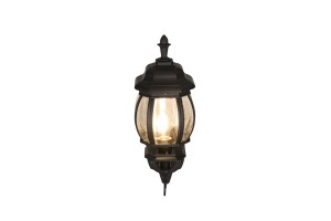 Lampa zewnętrzna Elvo Trio 1xE27 60W Czarny mat Aluminium.