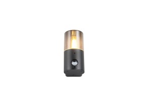 Lampa zewnętrzna Hoosic Trio 1xE27 28W Czarny mat Aluminium / Tworzywo sztuczne montowana na ścianie.