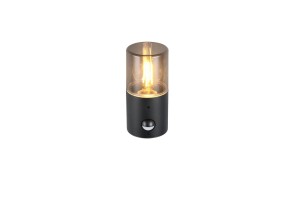 Lampa zewnętrzna Hoosic Trio 1xE27 28W Czarny mat Aluminium / Tworzywo sztuczneLED.