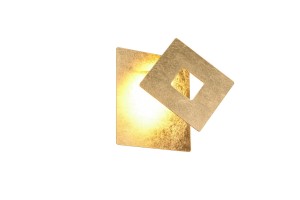 Lampa ścienna Leano Trio 1xLED zintegrowany 6W złoty metal.