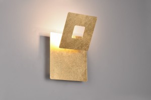 Lampa ścienna Leano Trio 1xLED zintegrowany 6W Złoty.