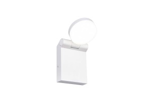 Lampa zewnętrzna Adour Trio 1xLED zintegrowany 10W Biały mat Aluminium.