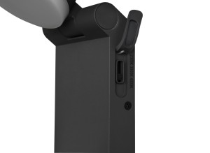 Lampa zewnętrzna Adour Trio 1xLED zintegrowany 10W Antracyt Aluminium detal montażowy.