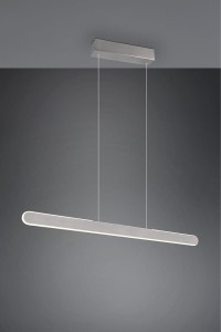Lampa wisząca Helios Trio 1xLED zintegrowany 28W Srebrny.