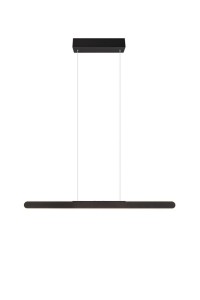 Lampa wisząca Helios Trio 1xLED zintegrowany 28W Czarny mat Metal.
