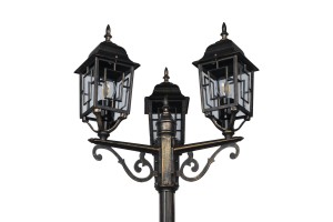 Lampa zewnętrzna Volturno Trio 3xE27 60W Rdzawy Aluminium.