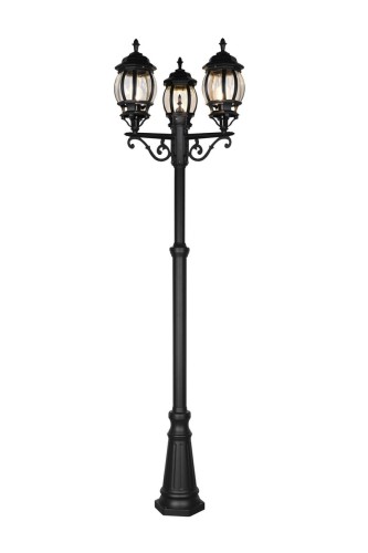 Lampa zewnętrzna Elvo 406960332 Trio 3xE27 60W Czarny mat Aluminium