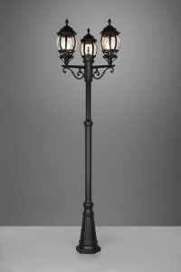 Lampa zewnętrzna Elvo Trio 3xE27 60W Czarny mat Aluminium.