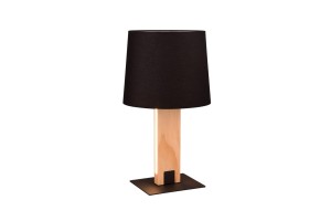 Lampa stojąca Rahul Trio 1xE27 40W Czarny mat Metal / Tkanina.