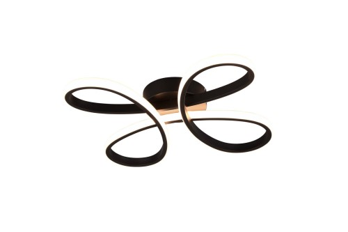 Lampa wisząca Fly 645610132 Trio 1xLED zintegrowany 22W Czarny mat Metal