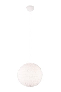 Lampa wisząca Furry R31581001 RL 1xE27 10W Piaskowy Plusz syntetyczny