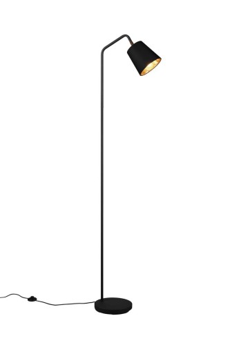Lampa stojąca Buddy R41721032 RL 1xE27 25W Czarny mat Metal / Tkanina