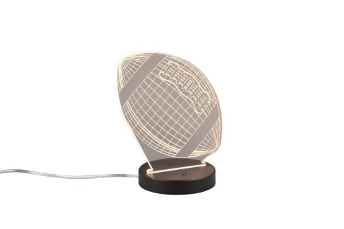 Lampa stojąca Football R52821132 RL 1xLED zintegrowany 3W Czarny mat Metal