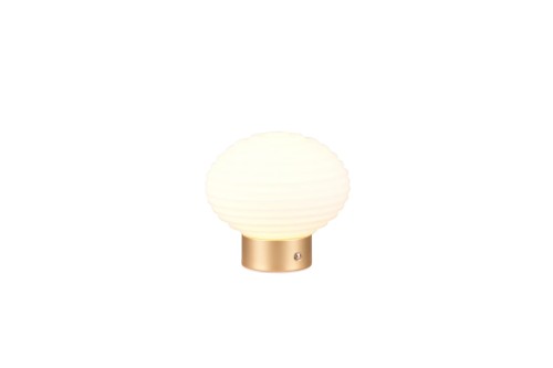 Lampa stojąca Earl R57771101 RL 1xLED zintegrowany 2W Złoty / Mosiądz matowy Metal / Szkło