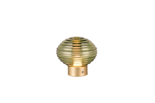 Lampa stojąca Earl R57771115 RL 1xLED zintegrowany 2W Złoty / Zielony Metal / Szkło