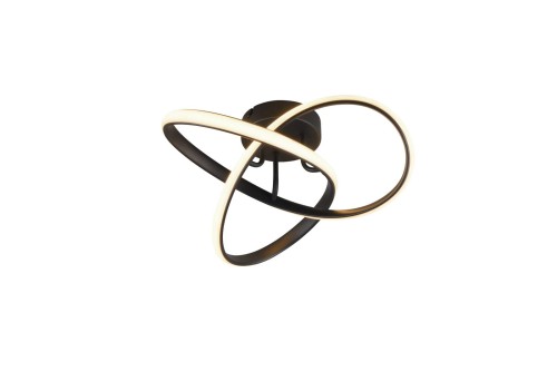 Lampa wisząca Meo R62101132 RL 1xLED zintegrowany 15W Czarny mat Metal