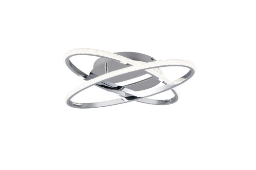 Lampa wisząca Lane R67802106 RL 1xLED zintegrowany 27W Srebrny / Chrom Metal