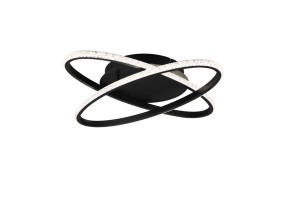 Lampa wisząca Lane R67802132 RL 1xLED zintegrowany 27W Czarny mat Metal