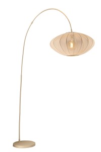 Lampa stojąca Corina 03747/60/38 Lucide 1xE27 40W Beżowy Tkanina / Metal