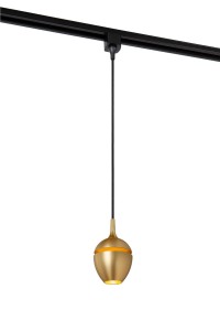 Lampa wisząca Track Lucide 1xGU10 50W Złoty / Mosiądz Aluminium.