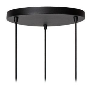 Lampa wisząca Rosas Lucide 3xE27 40W Czarny / Złoty Metal podstawa.