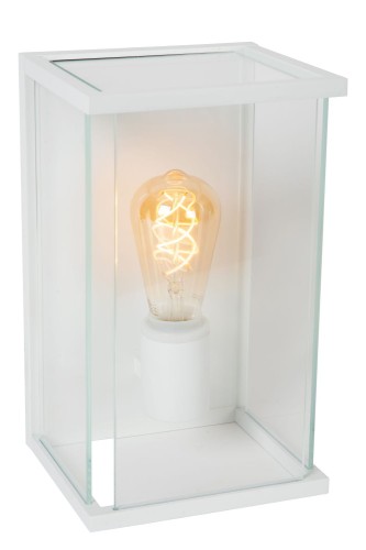 Lampa zewnętrzna Claire 27883/01/31 Lucide 1xE27 15W Biały Szkło