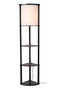 Lampa stojąca Menno 44798/81/30 Lucide 1xE27 60W Czarny / Beżowy MDF / Bawełna