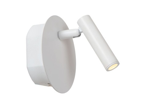 Lampa ścienna Jolijn 77288/03/31 Lucide 1xLED zintegrowany 2W Biały Metal