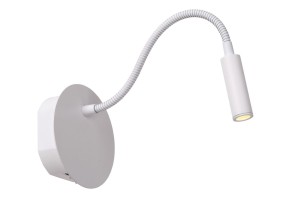 Lampa ścienna Jolijn 77289/03/31 Lucide 1xLED zintegrowany 2W Biały Metal
