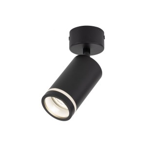 Lampa punktowa Jet TK Lighting 1xGU10 LED 10 W Czarny Metal Tworzywo sztuczne.