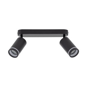 Lampa punktowa Jet TK Lighting 2xGU10 LED 10 W Metal Czarny