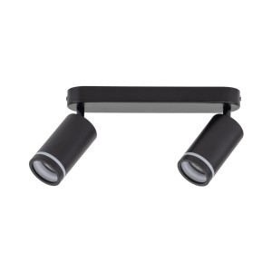 Lampa punktowa Jet TK Lighting 2xGU10 LED 10 W czarna.